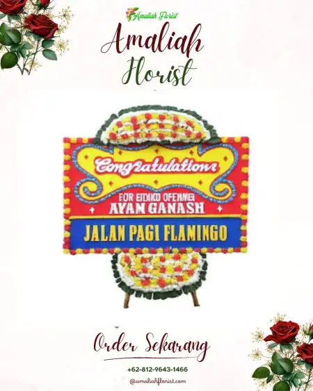 Sewa Papan Bunga Airgaram
